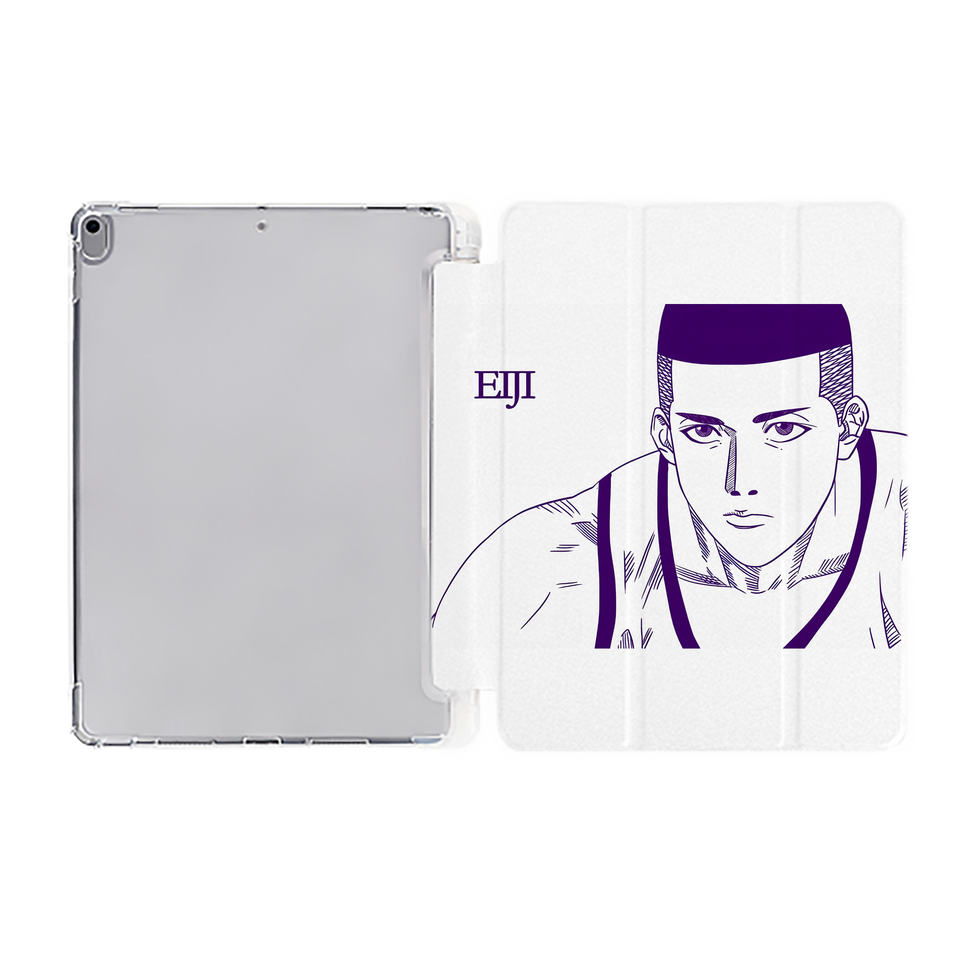 （画像用） SLAM DUNK／スラムダンク IPad ケース ペン収納付き 三つ折りスタンド PUレザー×シリコン 対応機種9.5/10.5/10.9インチ